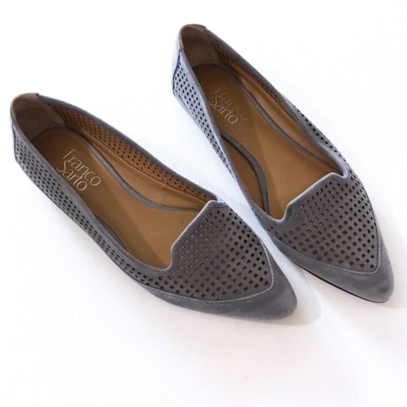 franco sarto perforated flats